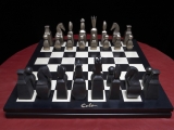 Robert Cole: Bronze Chess Set